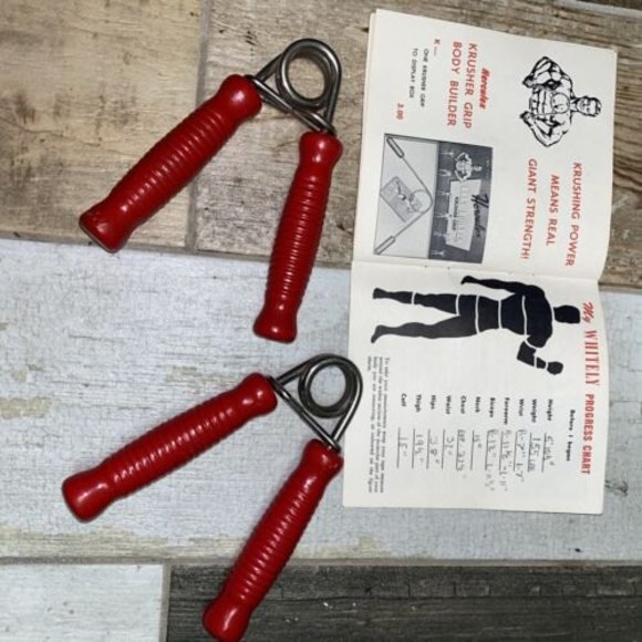 VTG 50’s Original Whitley Multi Power Grip-O-Steel Hand Grips with Instructions - Picture 2 of 9